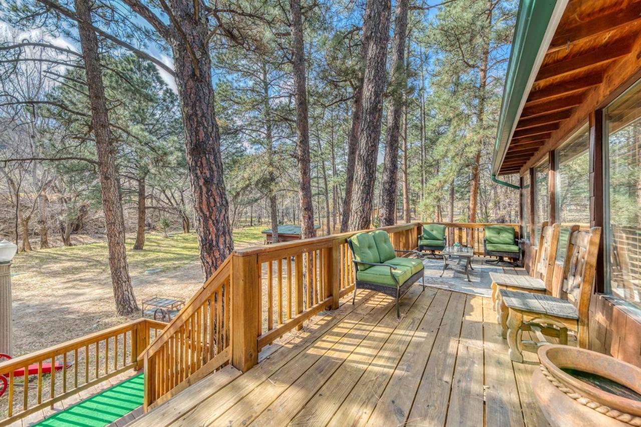 Paradise On The River, 4 Bedrooms, Sleeps 16, View, Deck, Grill, Hot Tub Ruidoso Exterior foto