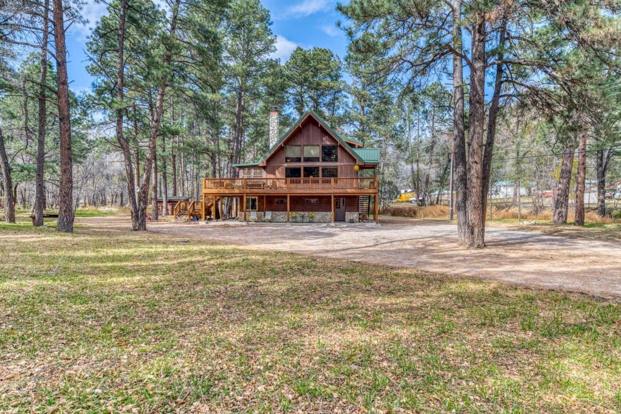 Paradise On The River, 4 Bedrooms, Sleeps 16, View, Deck, Grill, Hot Tub Ruidoso Exterior foto