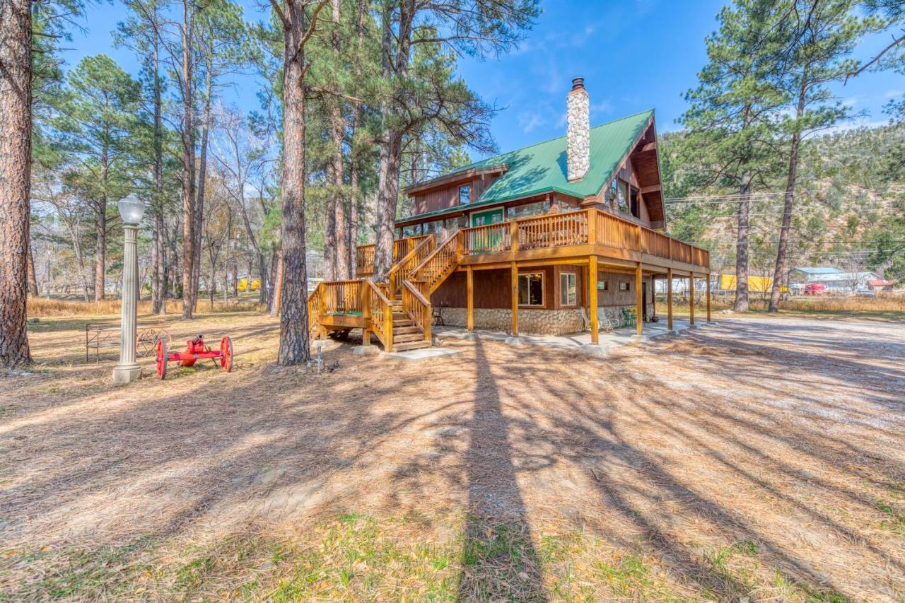 Paradise On The River, 4 Bedrooms, Sleeps 16, View, Deck, Grill, Hot Tub Ruidoso Exterior foto