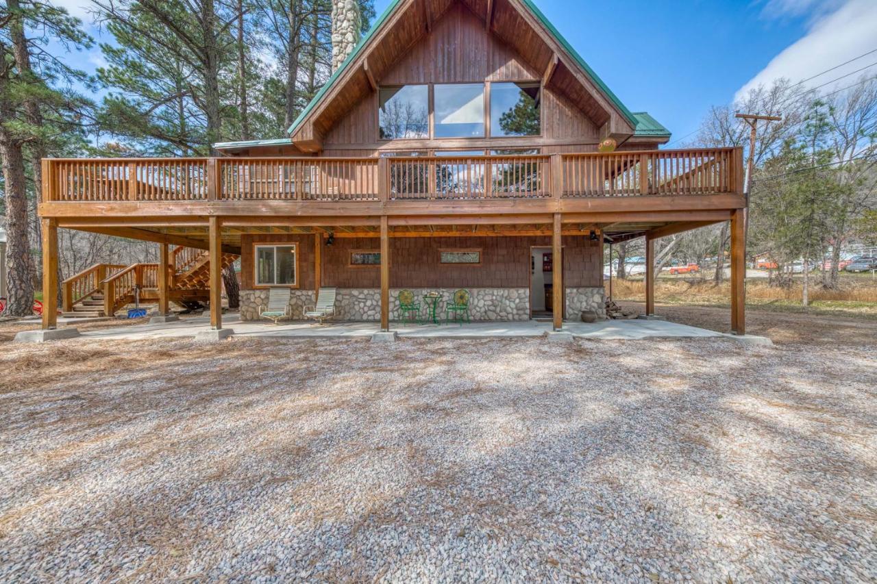 Paradise On The River, 4 Bedrooms, Sleeps 16, View, Deck, Grill, Hot Tub Ruidoso Exterior foto